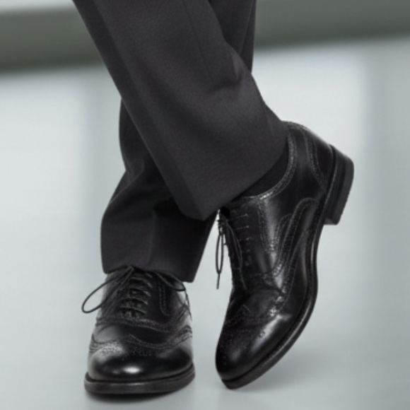 Good Year Men’s leather Leather sole steel tip black Oxford 10 1/2 Men’s sh… - Picture 14 of 14